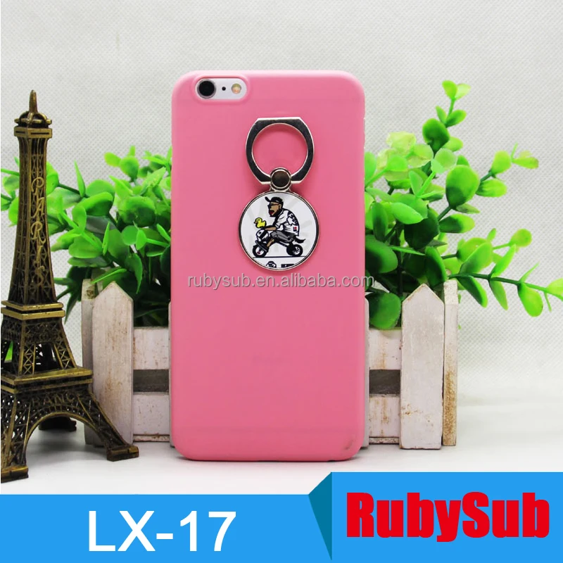 Heart Metal Sublimation Phone Ring Rotating Custom Ring Holder for Mobile Phone Finger Ring Holder Stand