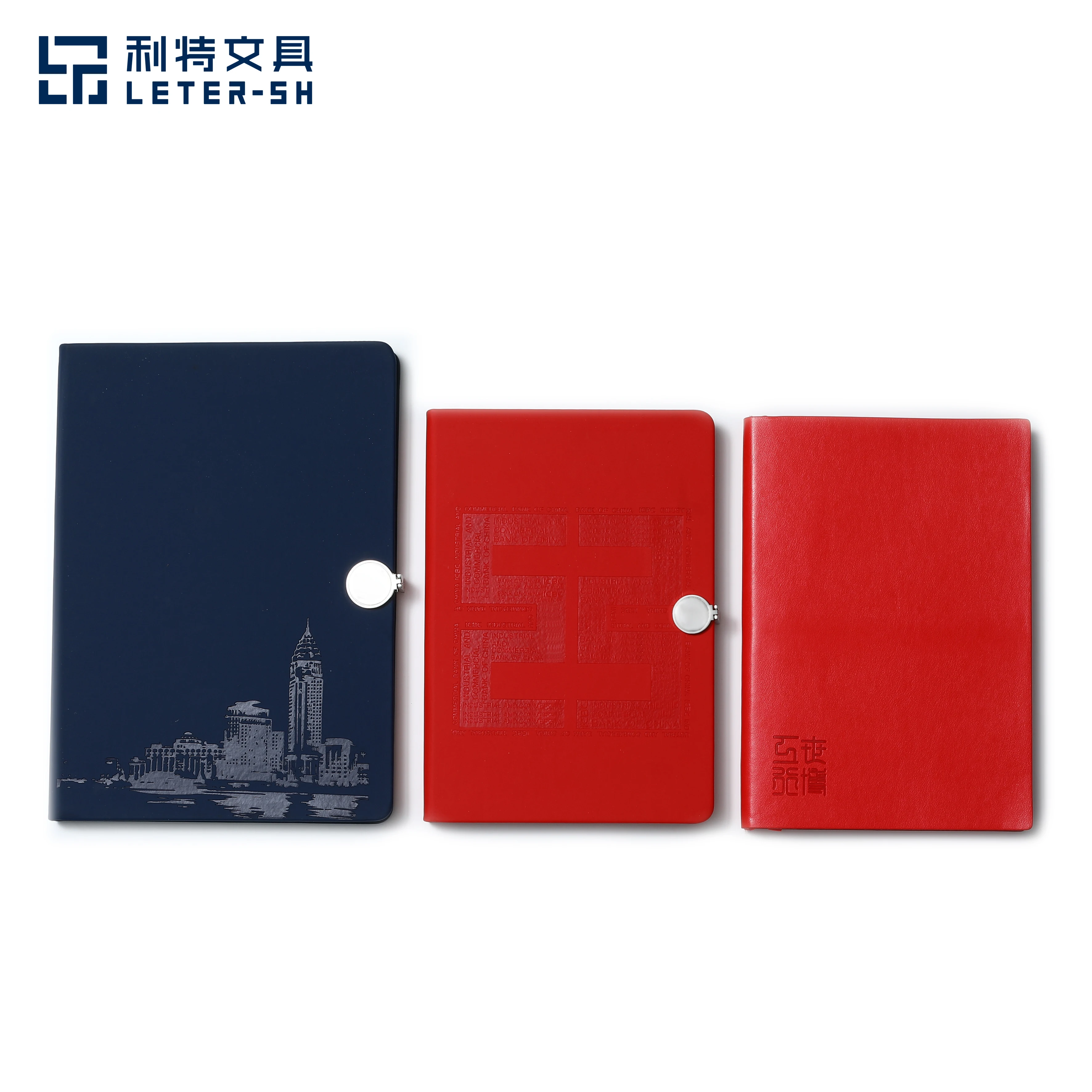 
Wholesale custom logo durable notebook journal diary metal inspiration journal 