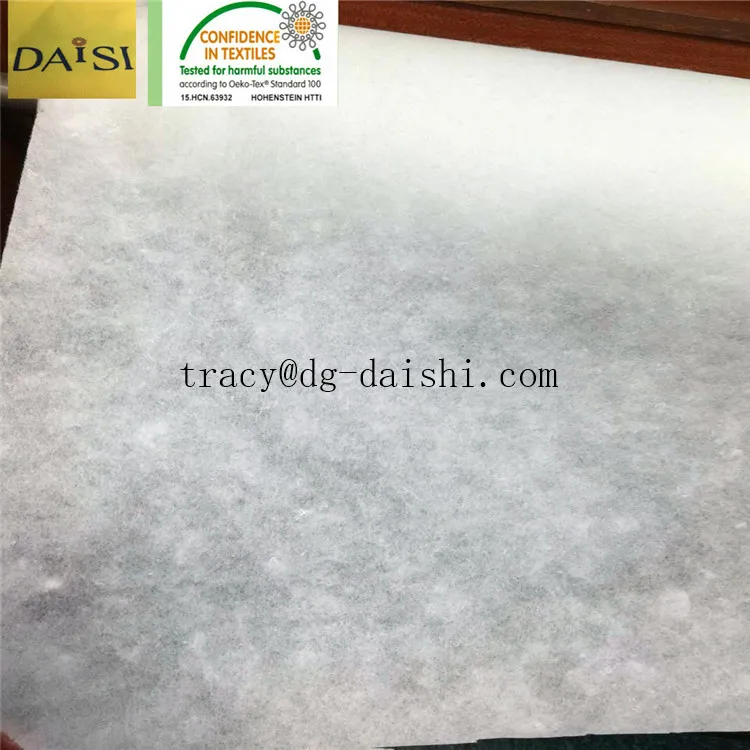 two side easy tear away 100% cotton fabric for embroidery