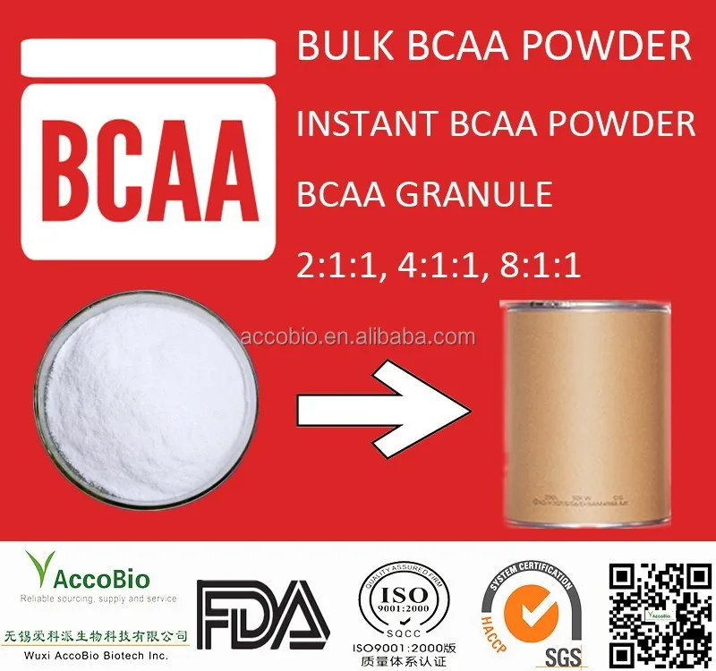 
Factory Price 2:1:1 4:1:1 BCAA powder For Muscle Growth 
