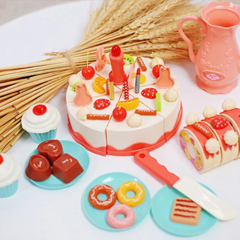 
DIY fruit electric cake set toy role play cake for kids toy set 