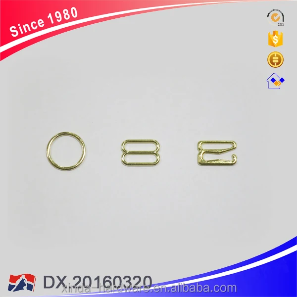 Bra Buckles Ring and Slider 8mm, 10mm, 12mm