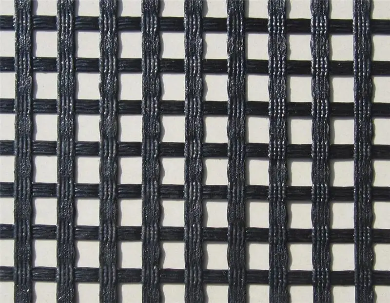 used in water channel and dams reinforced fiberglass geogrid for airport