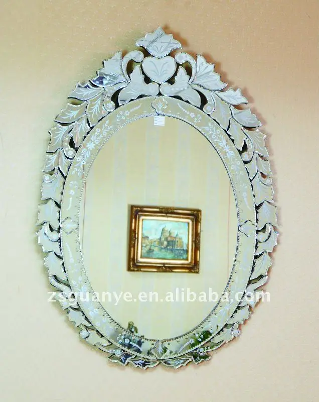 hot sale Venetian style etching pattern infinity wall mirror