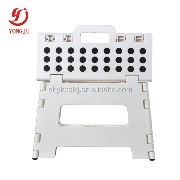 
Strong shower habitat fold step stool with non slip dots 