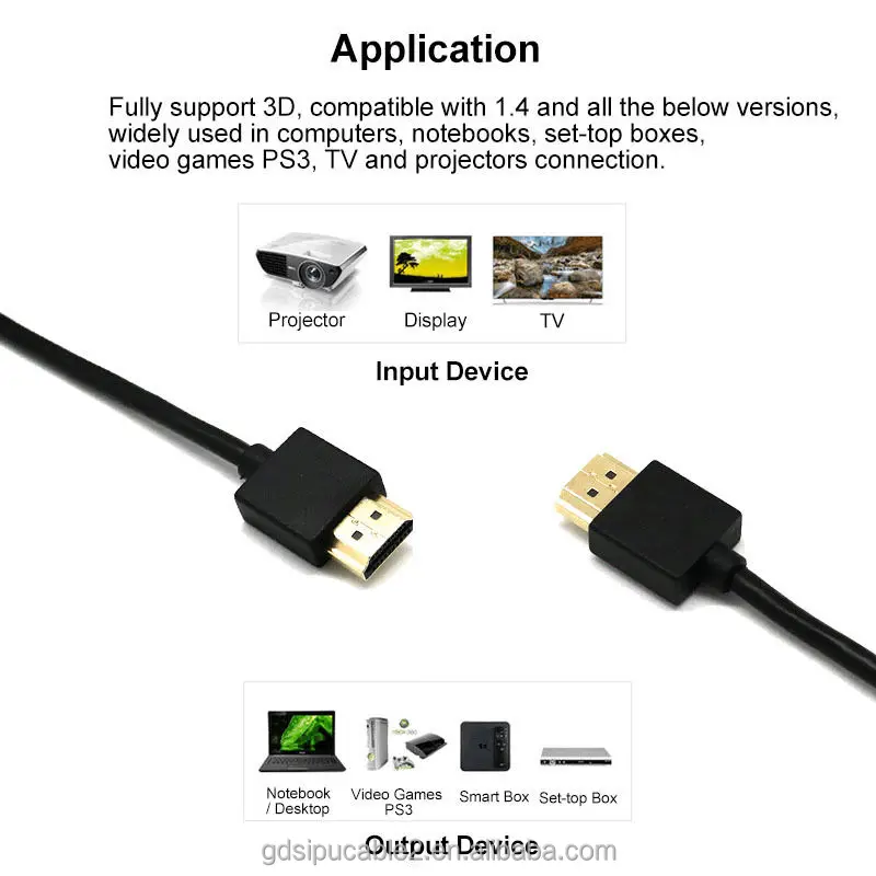 HD 1080 P видео HDMI кабель для портативных ПК HDTV ЖК-телевизор