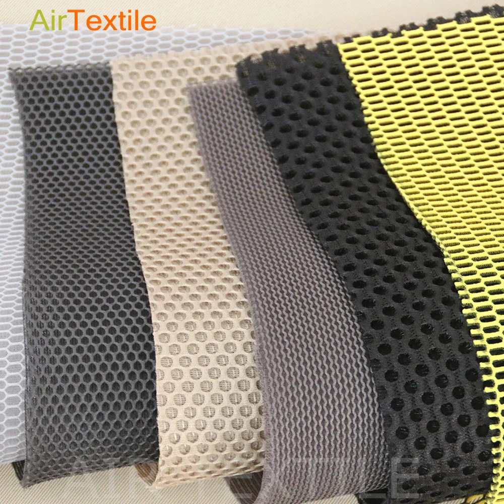 100% полиэстер 3D трикотажная сэндвич воздушная сетка ткань дышащая распорная сетка ткань 3d сетка распорка для птиц Ткань 3D распорка mes
