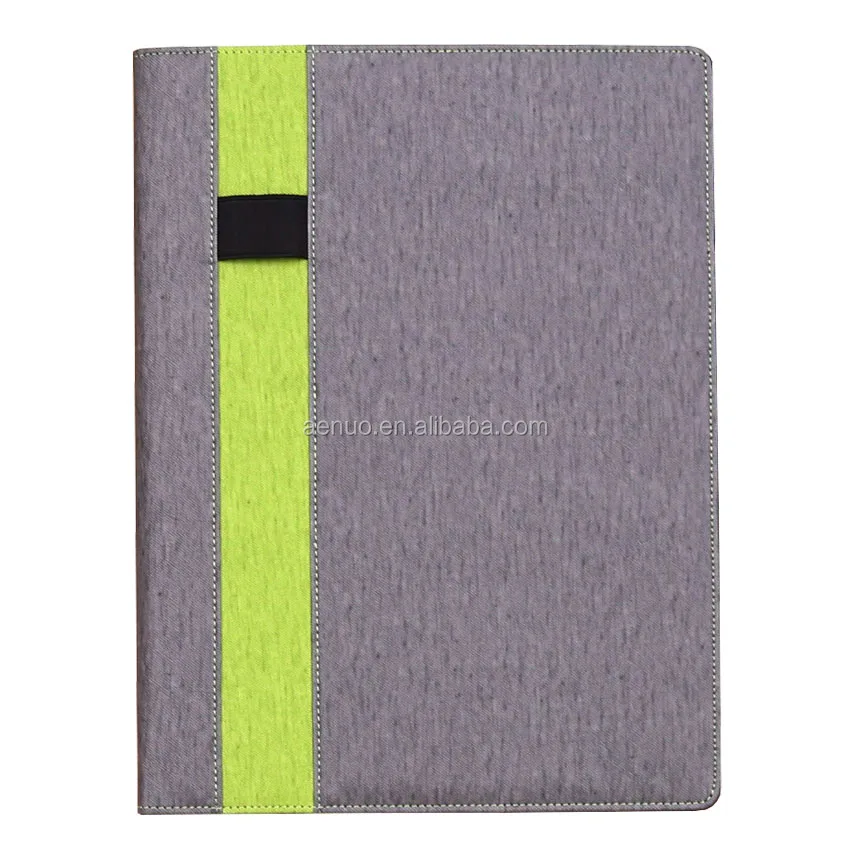 Многоцветный Новый держатель для файлов A4 из искусственной кожи с держателем ручек