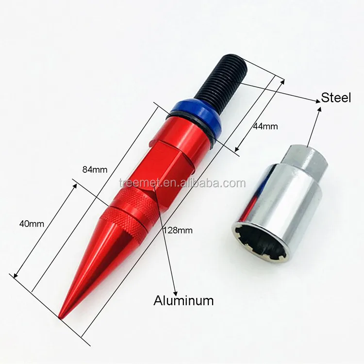 M12X1.5 M12X1.25 M14X1.25 M14X1.5 Racing Wheel Spiked Lug Nuts