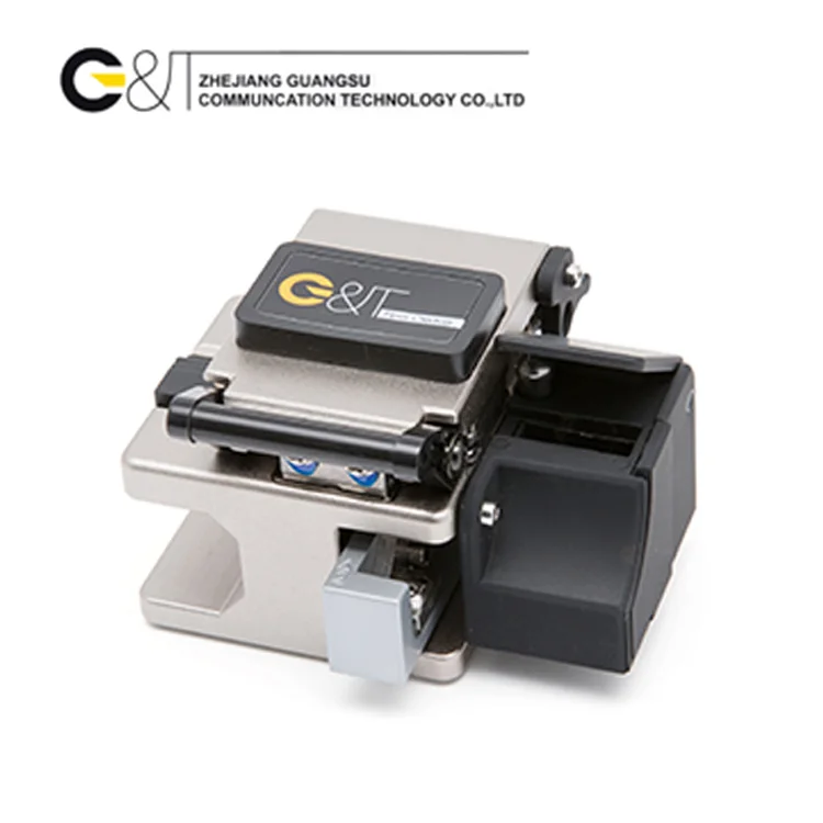 G&T High precision stable cutting angle fiber cleaver with collector