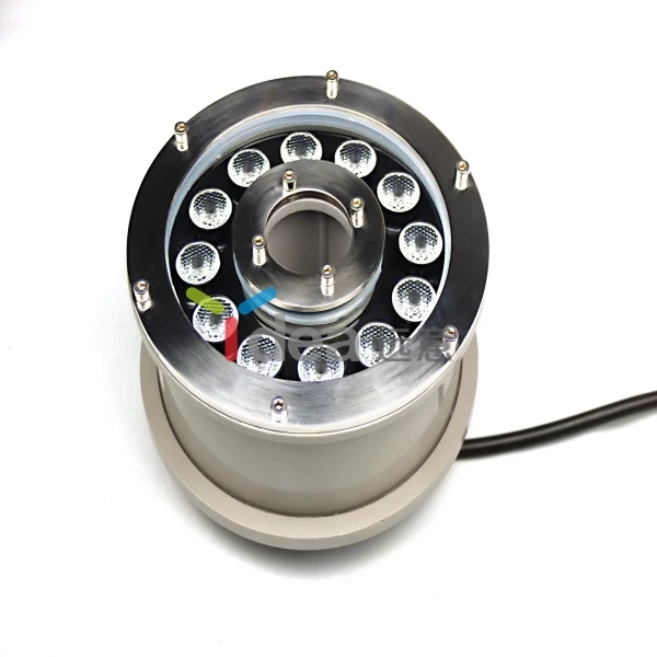 Pool light Central Hole IP68 colorful led underwater fountain tube light