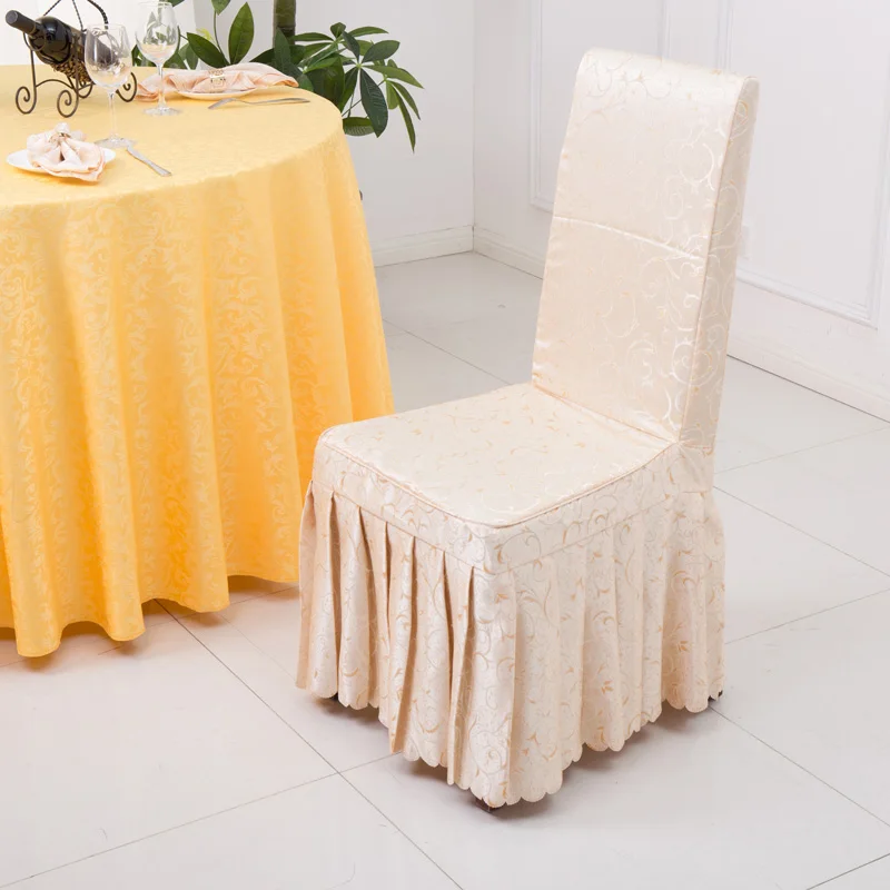 
Fancy polyester banquet hotel wedding cheap chair cover 