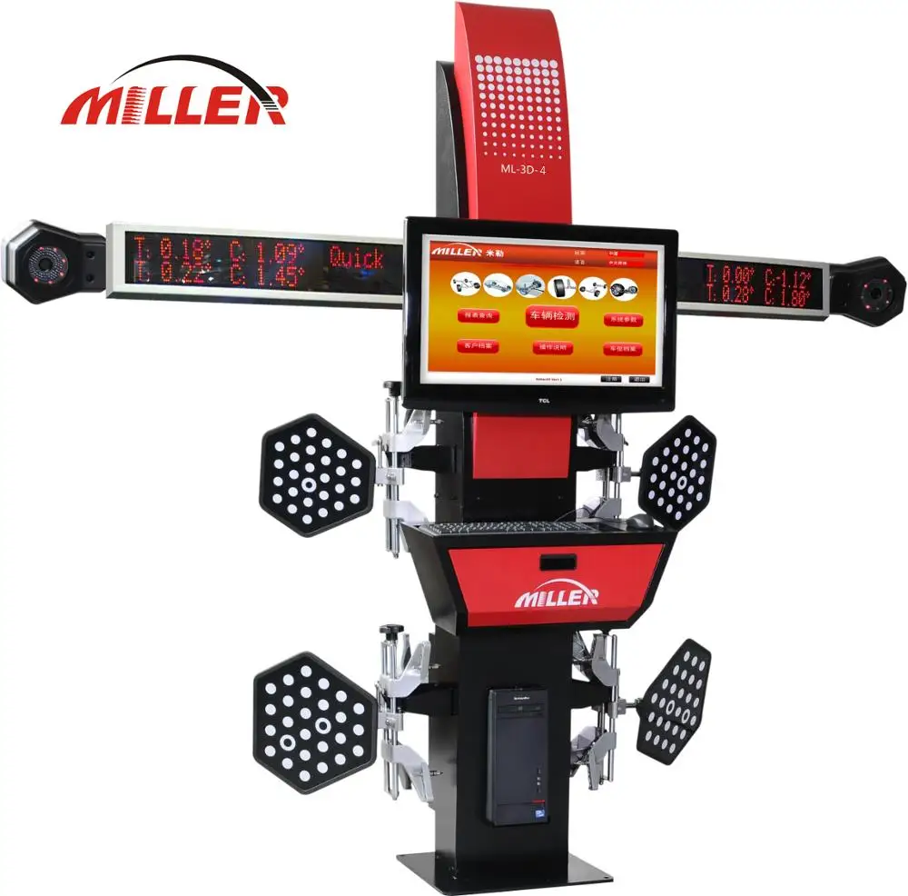 high accuracy self diagnostic wheel alignment tool ML-3D-4 90s get result  computer wheel aligners