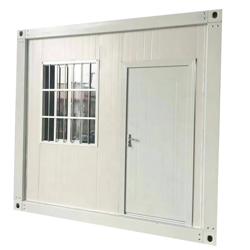 20 feet folding mini removable fiberglass prefab container modular pvc sandwich panel house