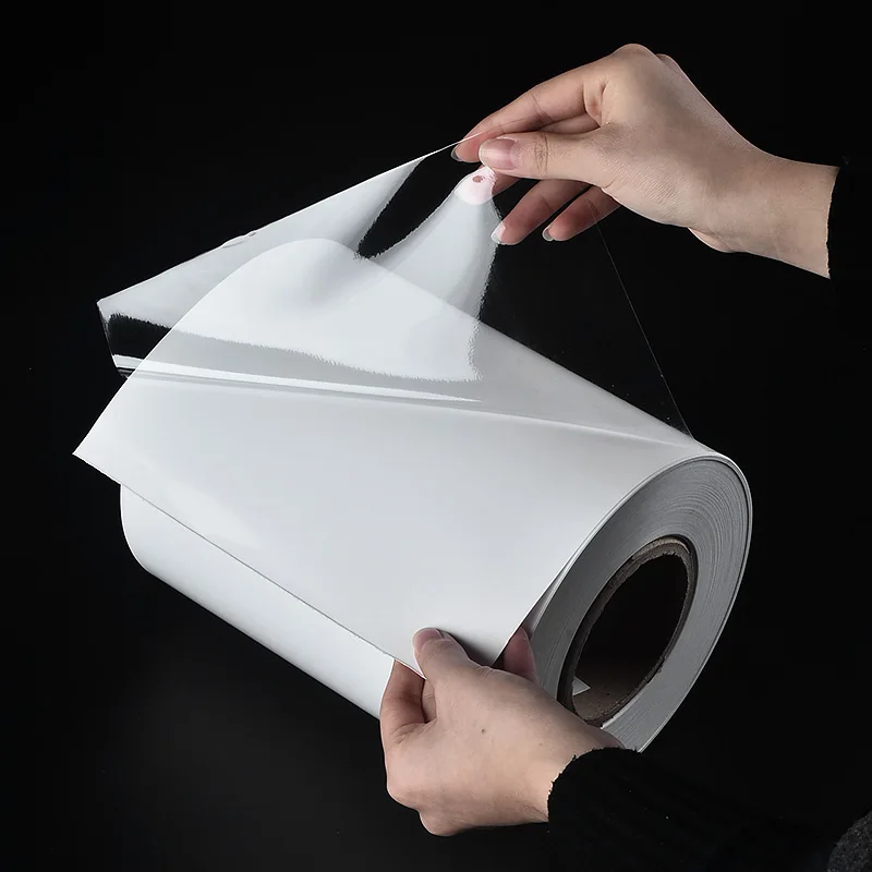 Removable Clear Electrostatic Vinyl Sticker Static Cling Pvc Film Custom Sticker Waterproof Accept for Car Window Decoration