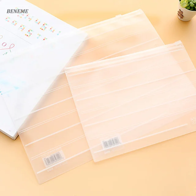 Custom Bulk Frosted PVC A4 Transparent Colored Plastic Folder Supplier