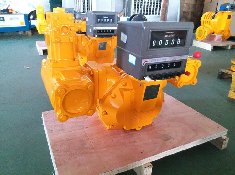 TCS LC diesel aluminum stainless steel positive displacement flow meter industry oil measuring flowmeter