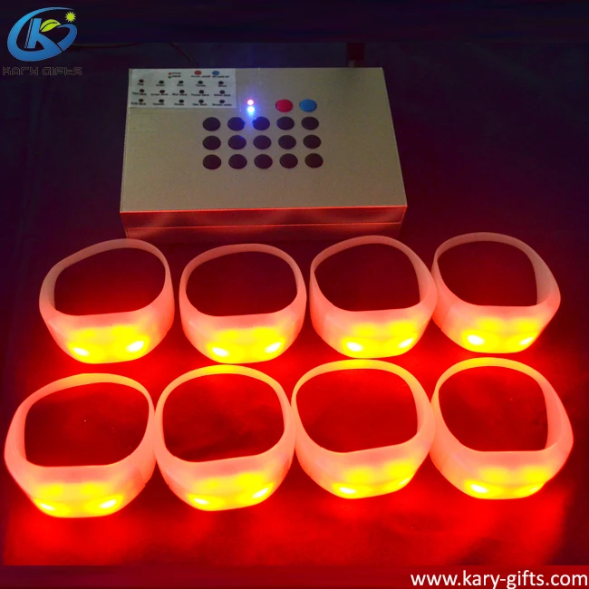 sports safety and event custom led arm band fitness wristband DMX512  bracelet