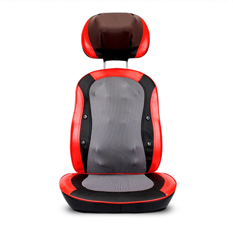 
Shiatsu Back Neck Massager Chair Seat Massage Cushion with Heat Rolling Deep Tissue Kneading for car home office 
