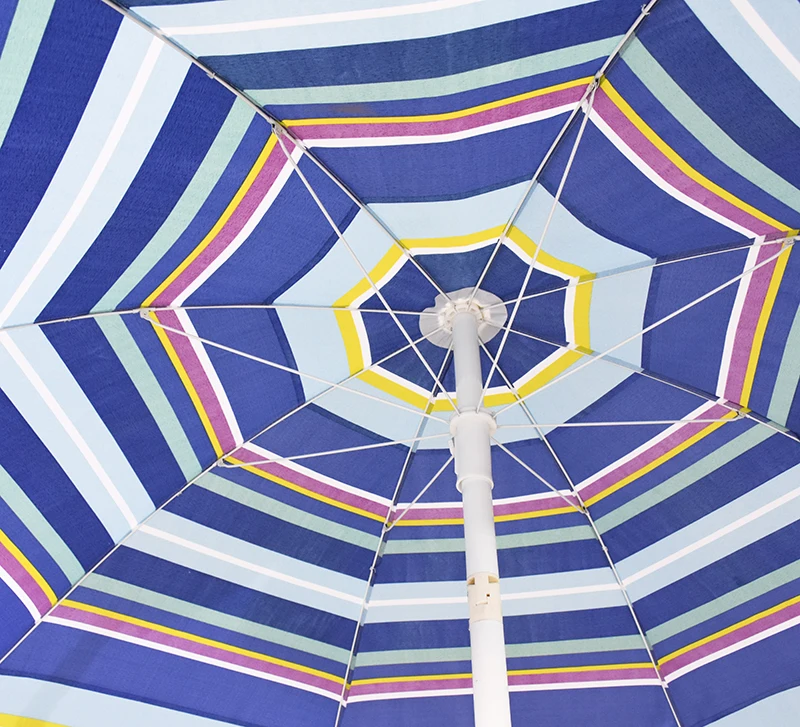 China made custom promotional advertising outdoor beach umbrella