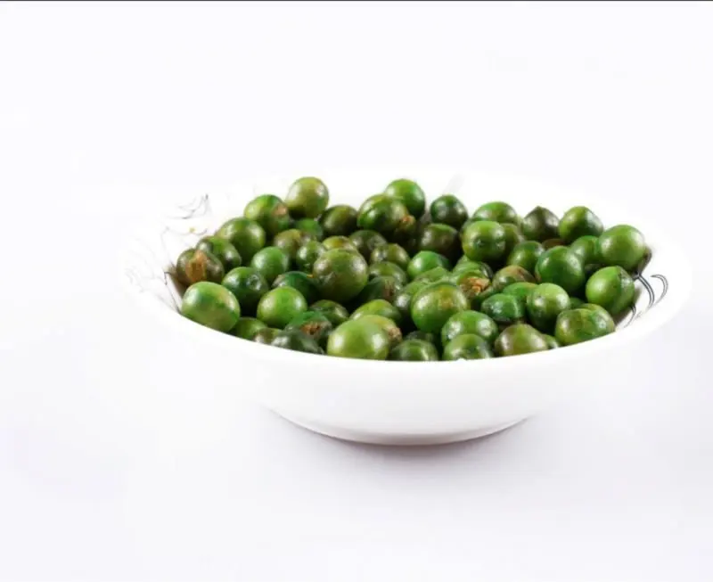 Жареный вкусный аромат, жареный зеленый горох, закуска, продукты, соленая китайская хрустящая закуска