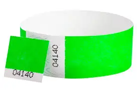 
Tyvek Wristbands Solids Manufacture/Tyvek Wristbands/Sequential Number Tyvek Wristbands 