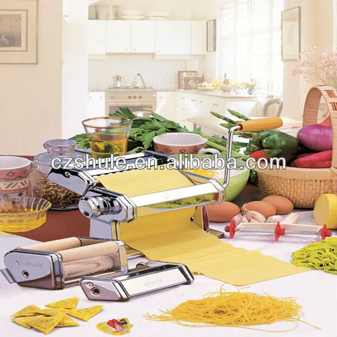 
Home Use Stainless Steel Pasta Set (4 in 1) for Making Fresh Pasta at Home 
