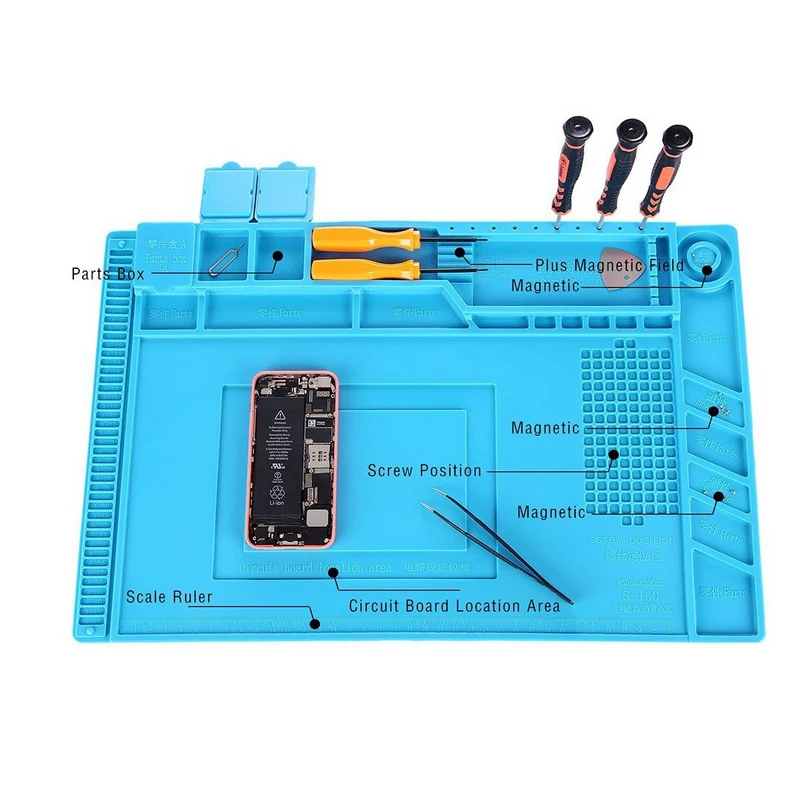 Heat Resistant Electronics Repairing Soldering Silicone Insulation Pads