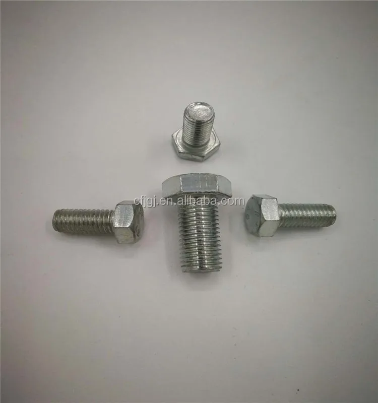 
Direct Factory Supply Din 933 Galvanized Hex Bolt 