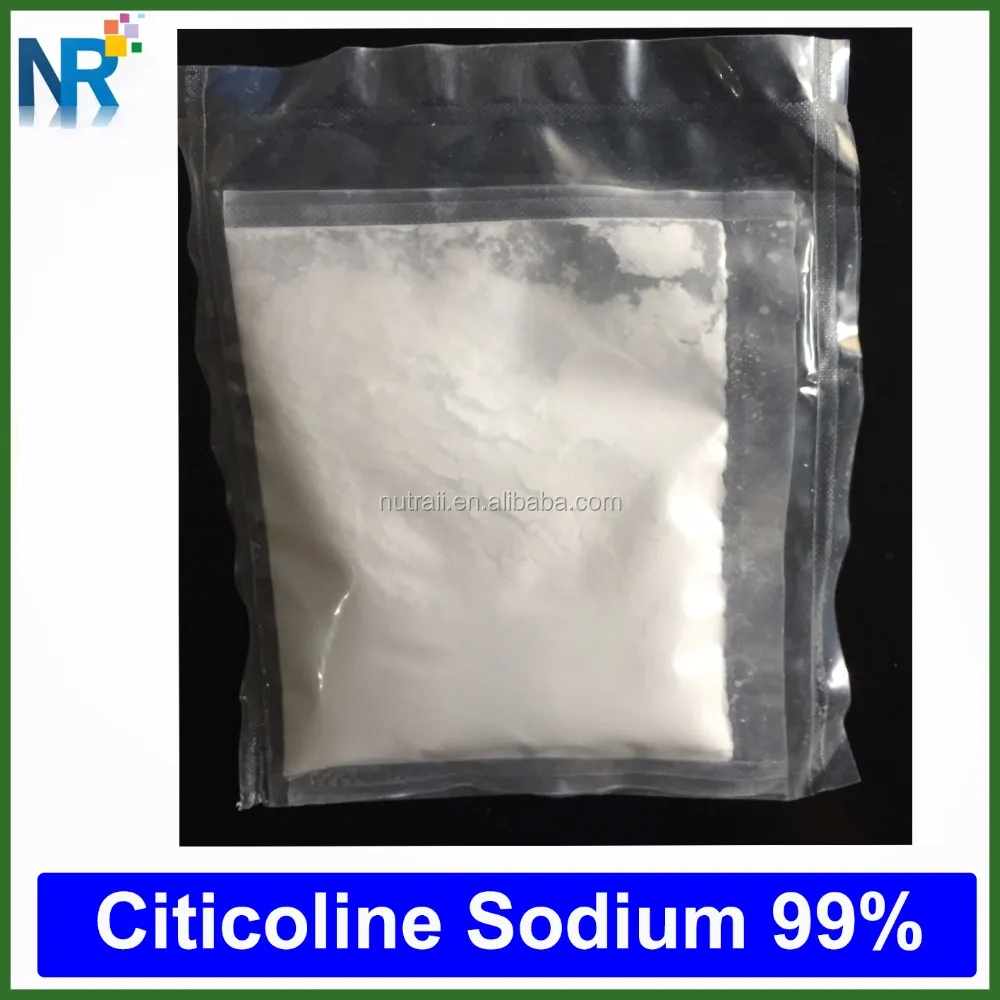 
CDP-choline powder / 33818-15-4 citicoline sodium 