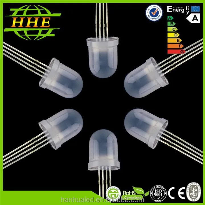 Поверхностного Монтажа Типа и Тип СИД 4-пен rgb диаметр 10 мм led диода