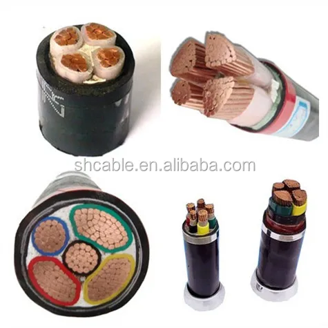 PVC/ XLPE/ Copper/aluminum armoured/unarmored electric power cables different types of electrical cables