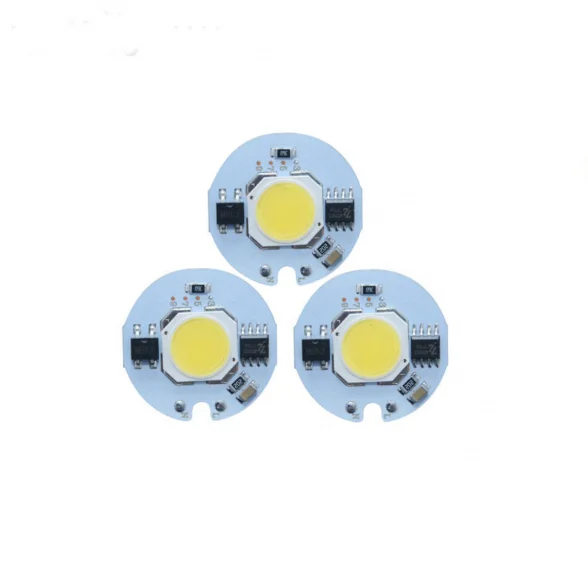 220V 60HZ 3W 5W 7W 9W cob Led chip with 27mm 32mm heatsink
