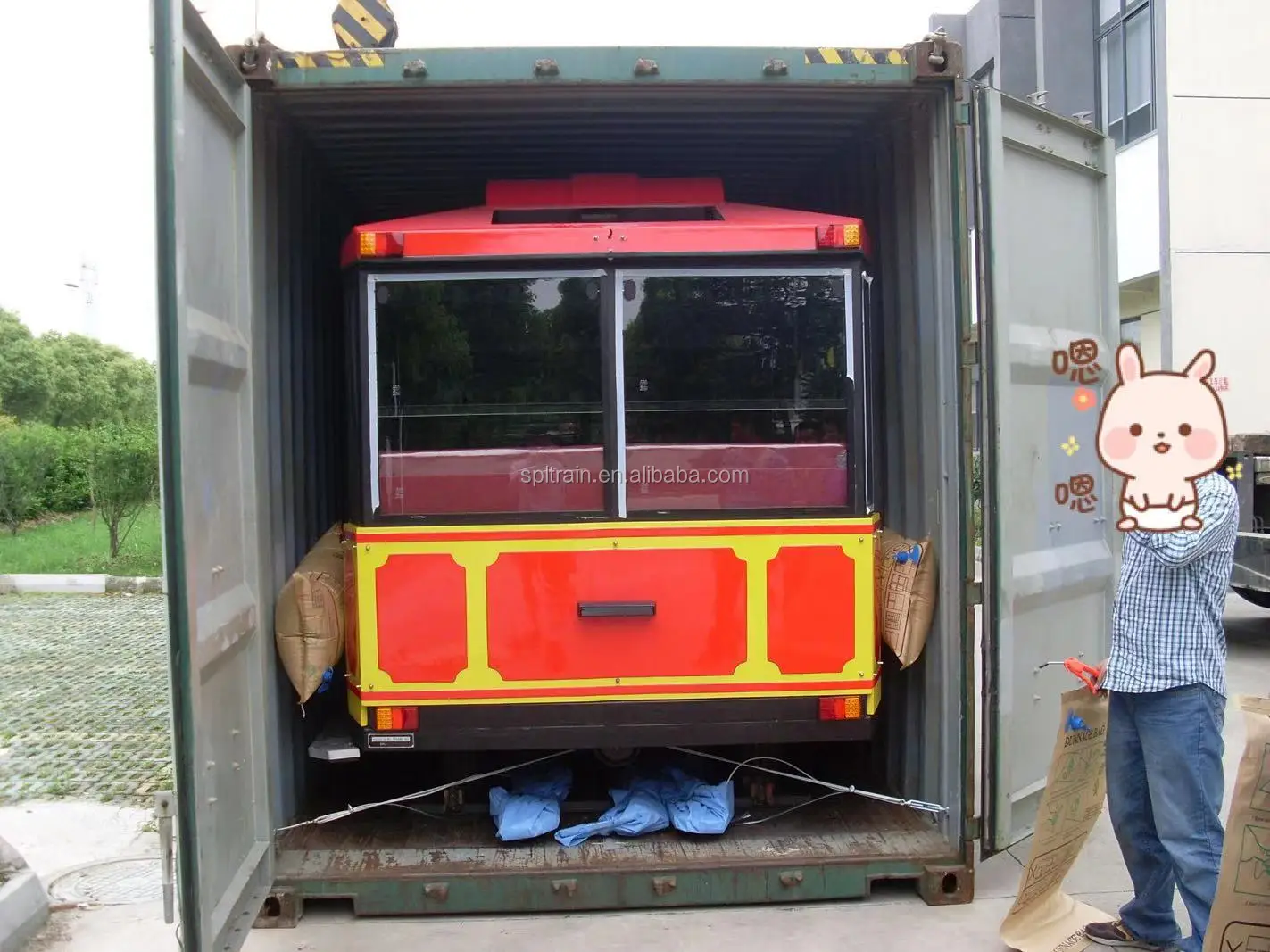 
28 seats passenger trailer coach trolley 