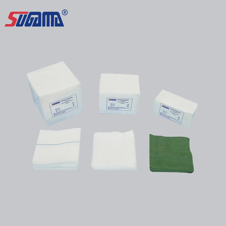 medical surgical wound care plain cotton Non-sterile Gauze Swabs manufacturer medical non sterile gauze sponge