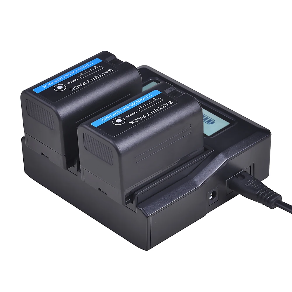 
New BP-U90 BPU90 BP U90 LCD FAST DUAL Charger for Sony PMW-100 PMW-150 PMW-160 PMW-200 PMW-300 PMW-EX1 EX3 EX280PHU-60K battery 