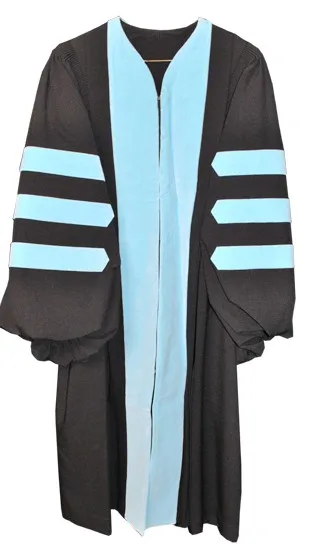 Custom university Doctoral Graduation Robes with Hood Tam