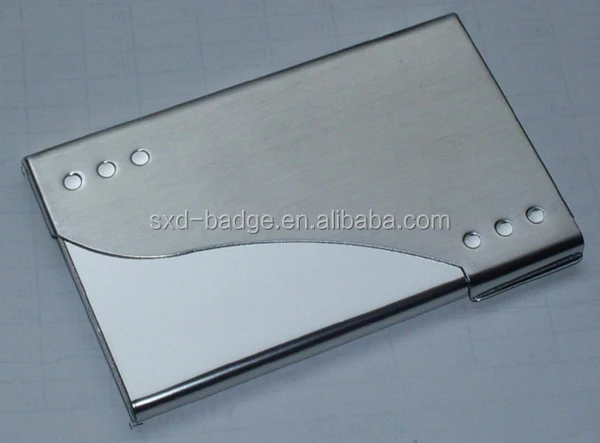2015 hot selling China supplier low price logo diy distribuidor metal luxury business card case of gifts for business