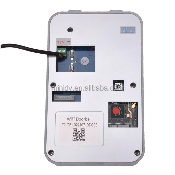 Newest WiFi Video Door Phone With Android IOS APP Remote Unlock Two-way Intercom Tamper alarm PIR detect POE Power Supply