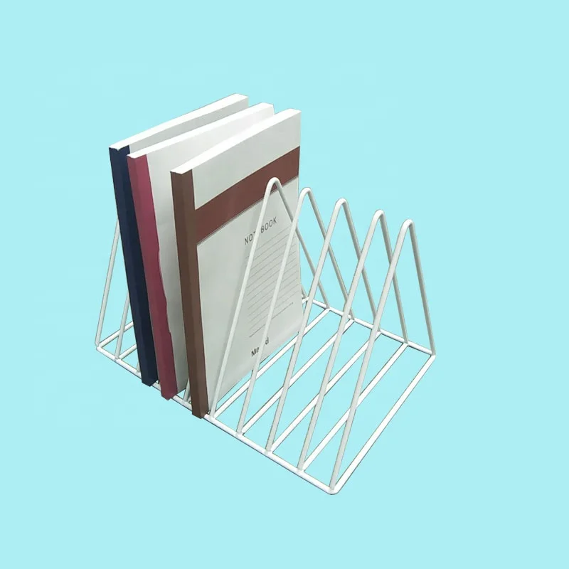  Металлическая проволочная настольная стойка для книг газет магазинов файлов 9 отделений органайзер и надписей дома