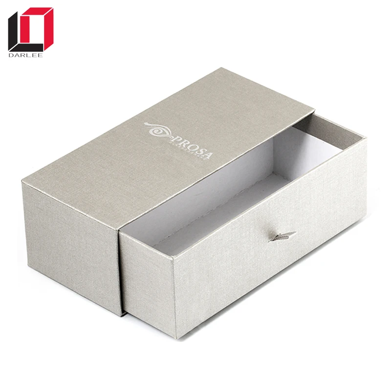 Luxury drawer shape cardboard paper sunglasses case box with custom logo