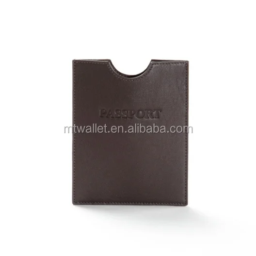 OEM ODM Custom Fashion Design Passport Holder Custom Journal Travel Passport Sleeve Leather Passport Holder