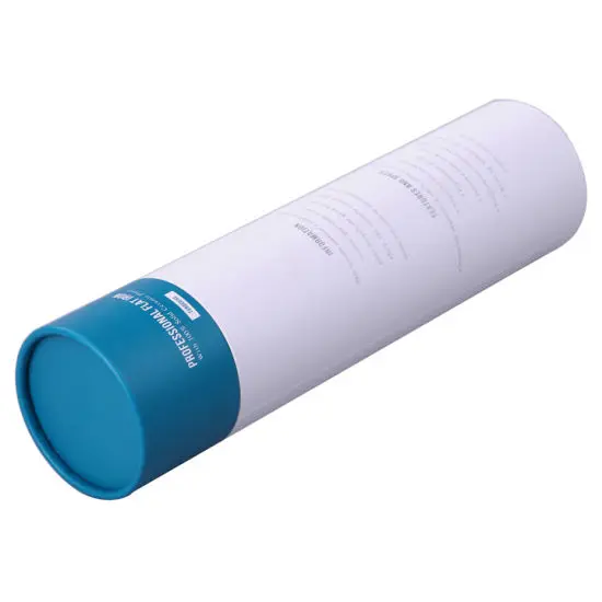 Custom Round Paper Electronic Personal Care Gift Present Hair Straightener Flat Iron Packaging Box