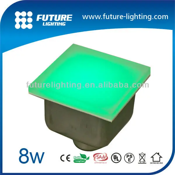 
IP67 5 years warranty DC24V waterproof RGB stainless square led aluminum stage floor lighting 