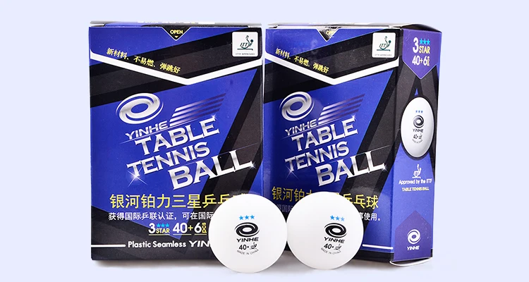 
YINHE 3 star table tennis ball D40+ seamless pingpong ball 