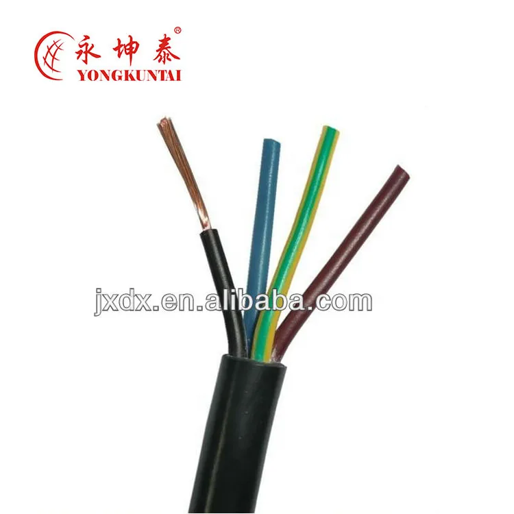 twin electrical cables with earth wire/flat electrical wires