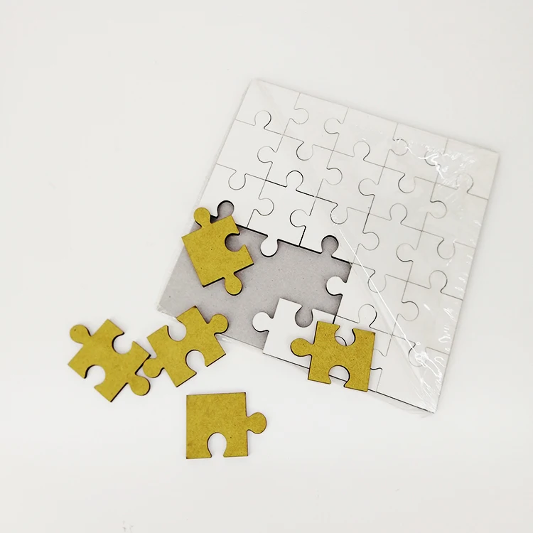 Оптовая продажа сублимационная пустая деревянная головоломка из МДФ для размера A3 A4