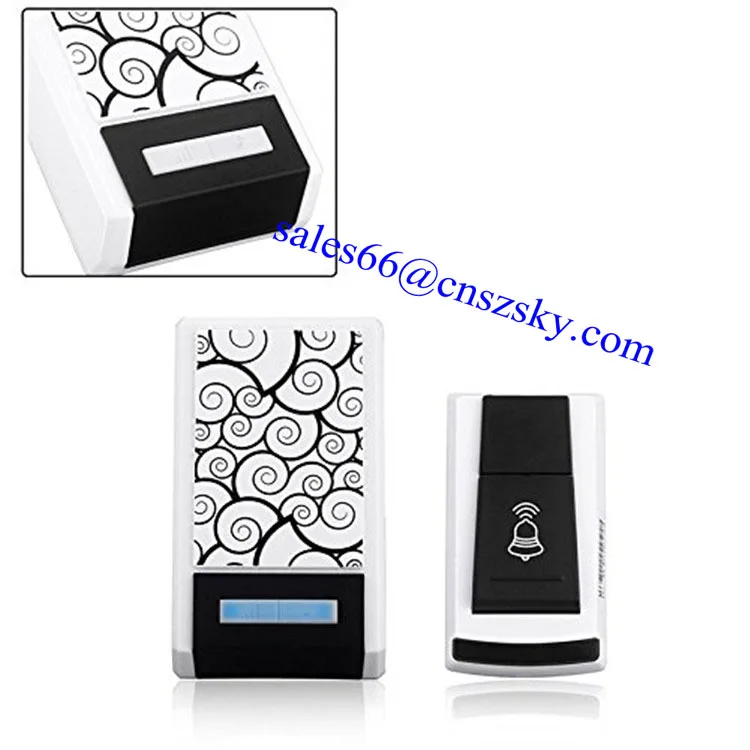 Беспроводной дверной звонок с дистанционным управлением и двойным приемником, беспроводной дверной звонок с 2 приемниками