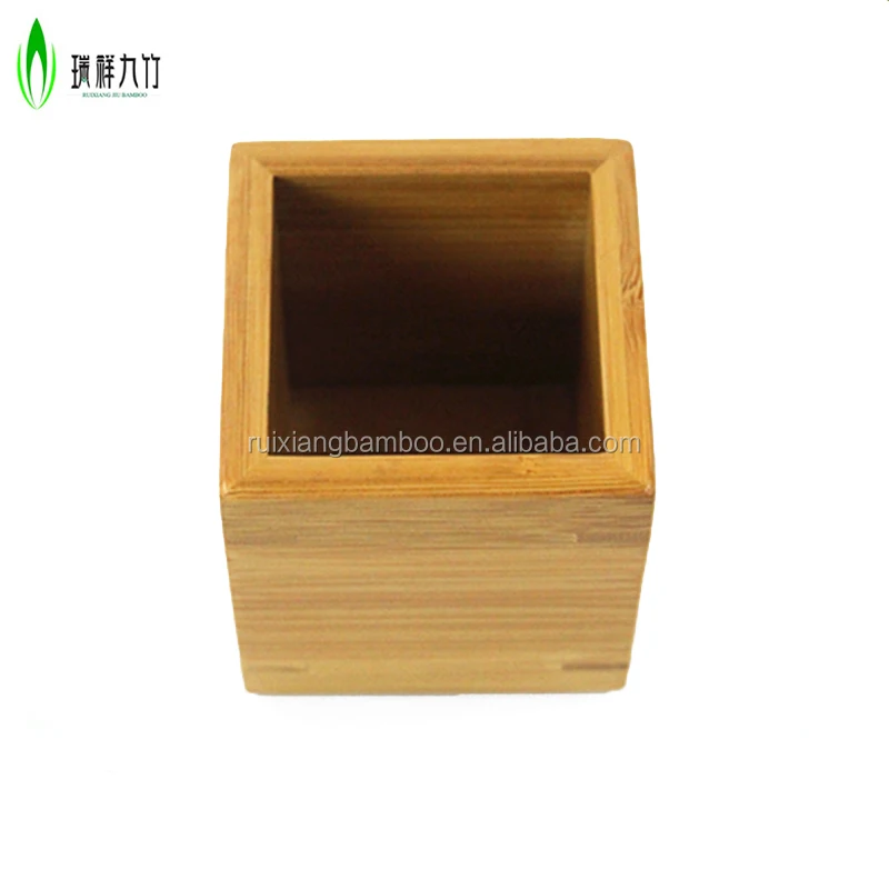 
Customized Bamboo wooden pen pencil holder for car 
