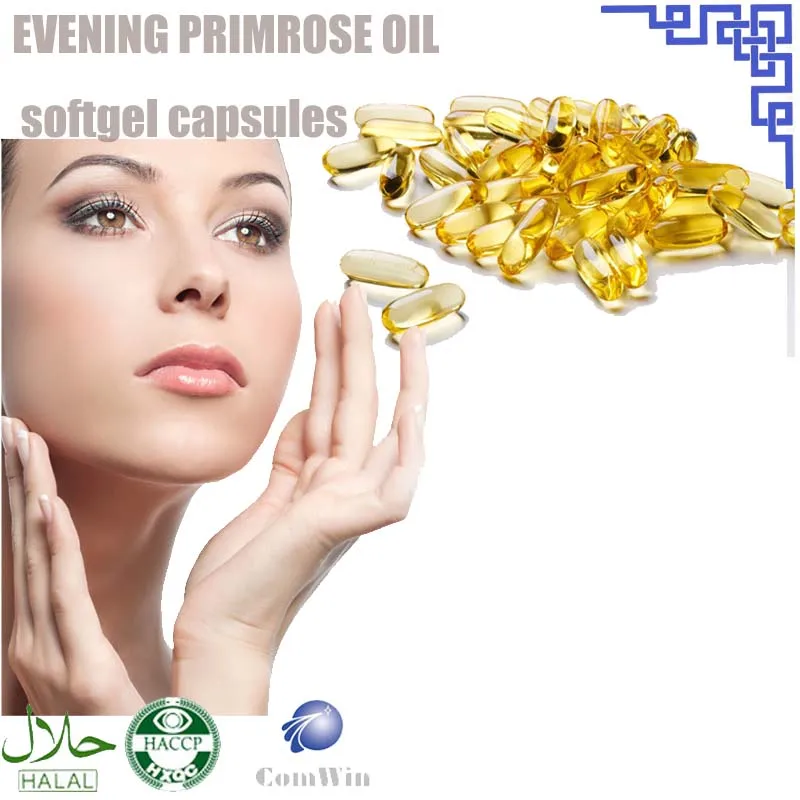 
Organic GMO Free Cold press Evening Primrose oil EPO softgel 